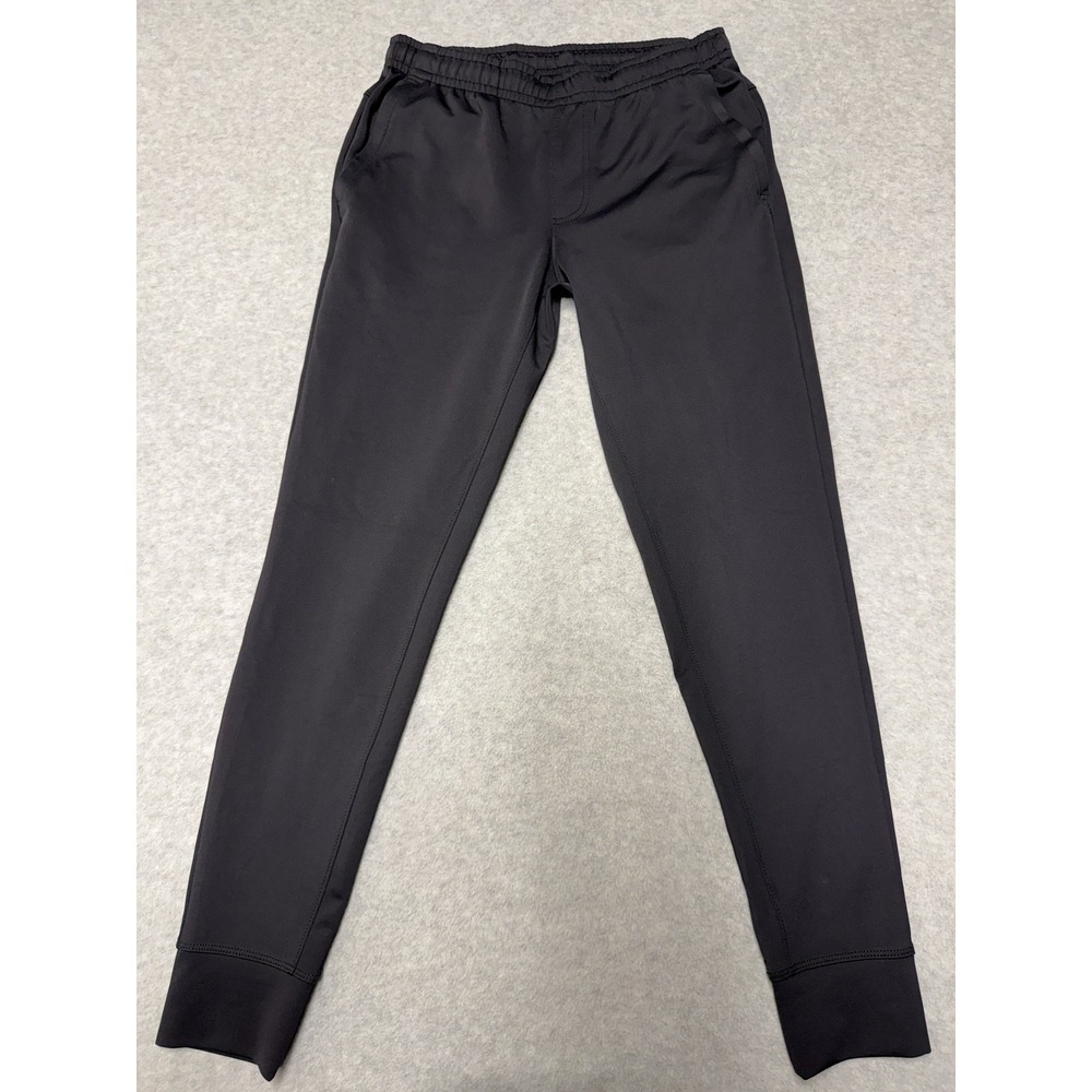 Rhone Spar Tactel Jogger Pants Mens Small Black Knit Stretch Elastic Waist